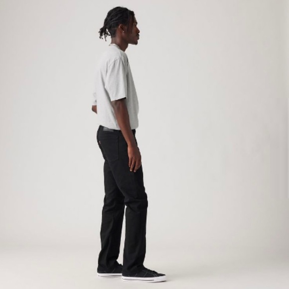 Levi’s 513 Slim Straight Men’s Jeans Jet Black Size 30 x 32 - Picture 2 of 4